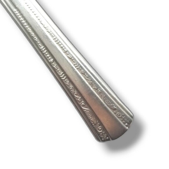 International Silver-Rogers DeLuxe Plate Gracious Tablespoon Serving Spoon-Vtg - Picture 3 of 5